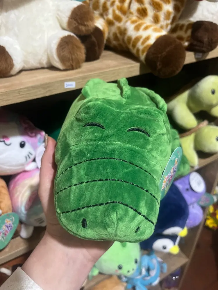 Peluche squishy cocodrilo